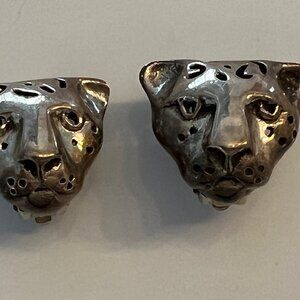 Emilia Castilo Jaguar clip earrings
